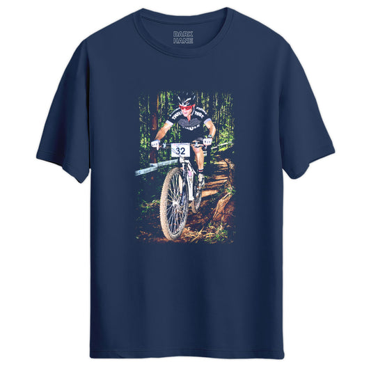 Bisiklet Yarışı Unisex Regular T-Shirt - Tişört - TIS7743